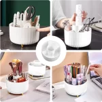 Diesisa Makeup Brush Holder Organizer - White