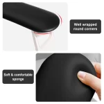 Diesisa Foldable PU Leather Nail Hand Rest - Black
