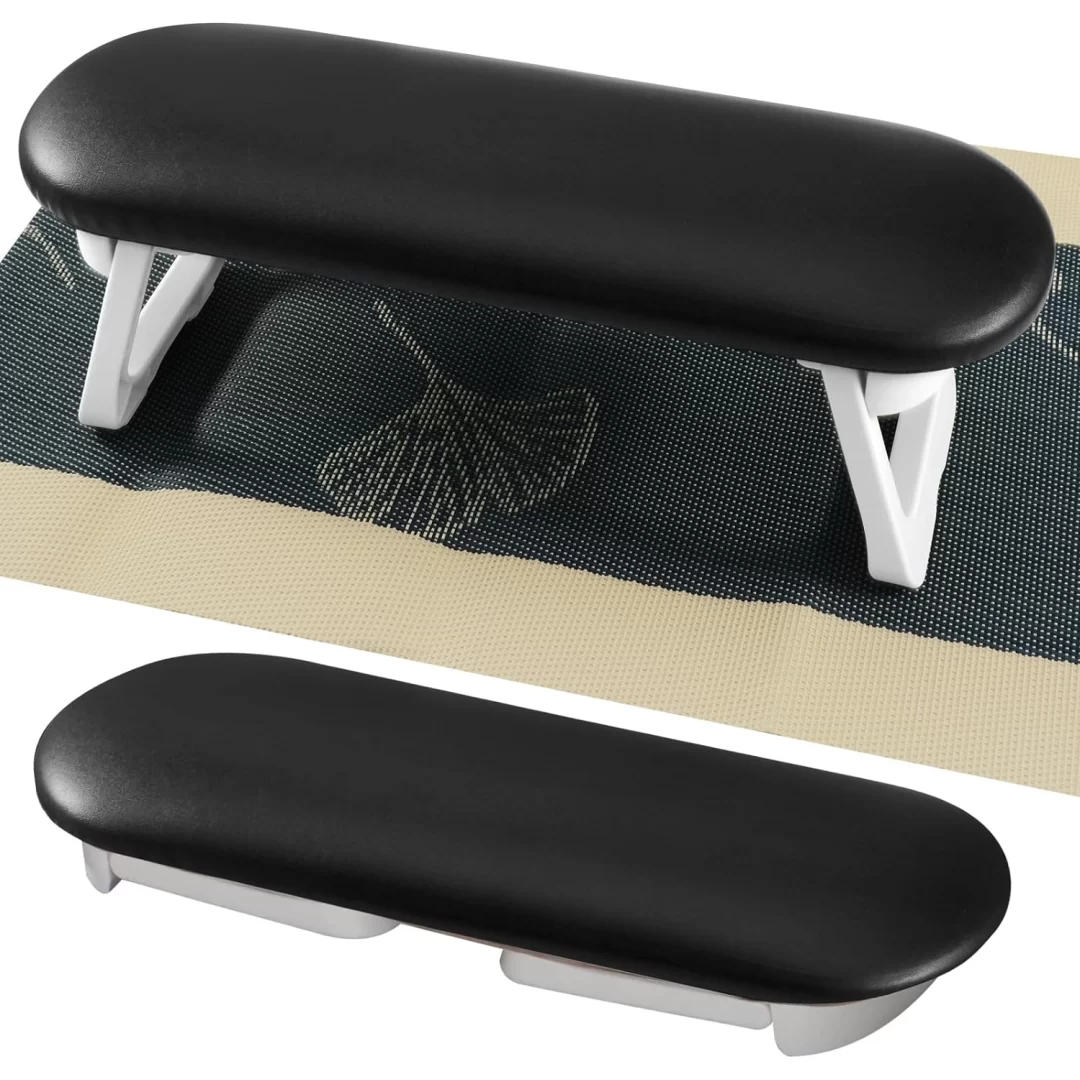 Diesisa Foldable PU Leather Nail Hand Rest - Black 1 Diesisa Foldable PU Leather Nail Hand Rest - Black