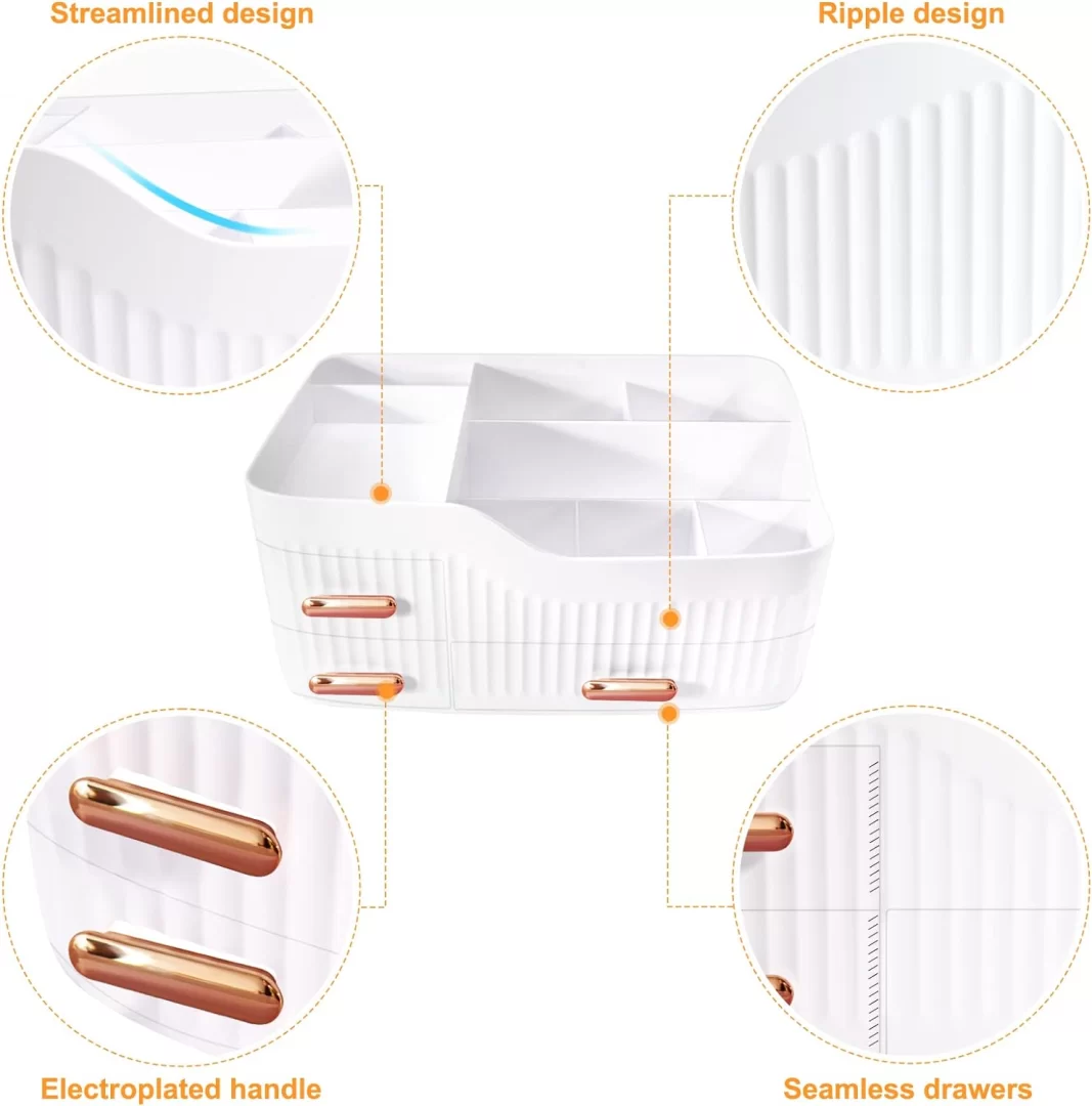 Diesisa Makeup Organizer - White 4 Diesisa Makeup Organizer - White