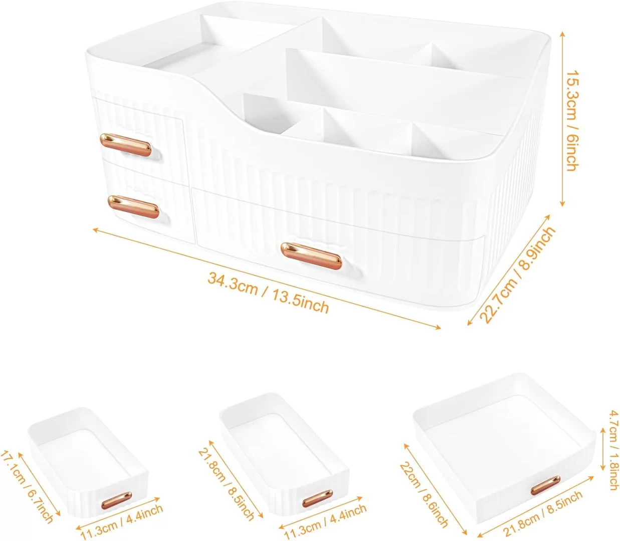 Diesisa Makeup Organizer - White 6 Diesisa Makeup Organizer - White