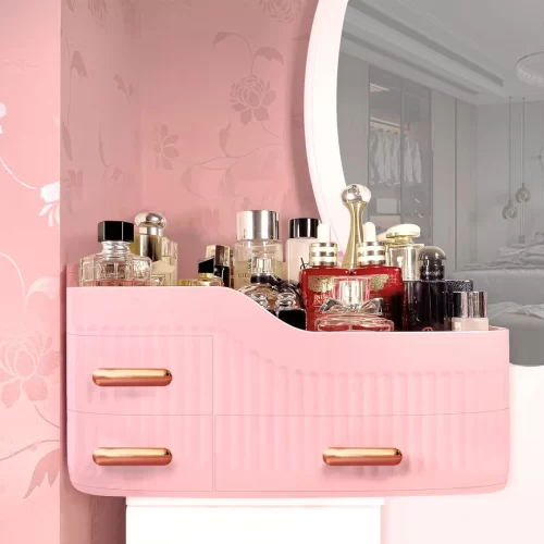 Main 2 Diesisa Makeup Organizer - Pink