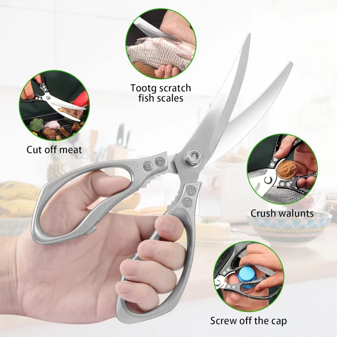 Diesisa Kitchen Scissors - Sliver 5 Diesisa Kitchen Scissors - Sliver