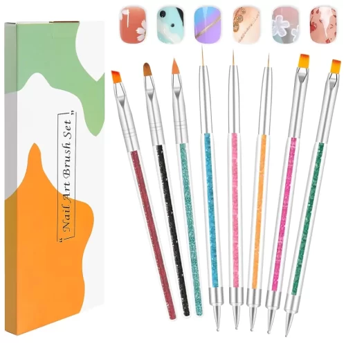 Diesisa 8pcs Nail Art Brushes Set